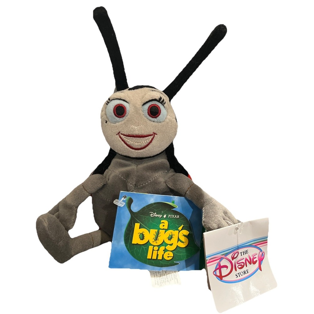 Francis Mini Bean Bag A Bugs Life Plush The‎ Disney Store Stuff Toy 8"